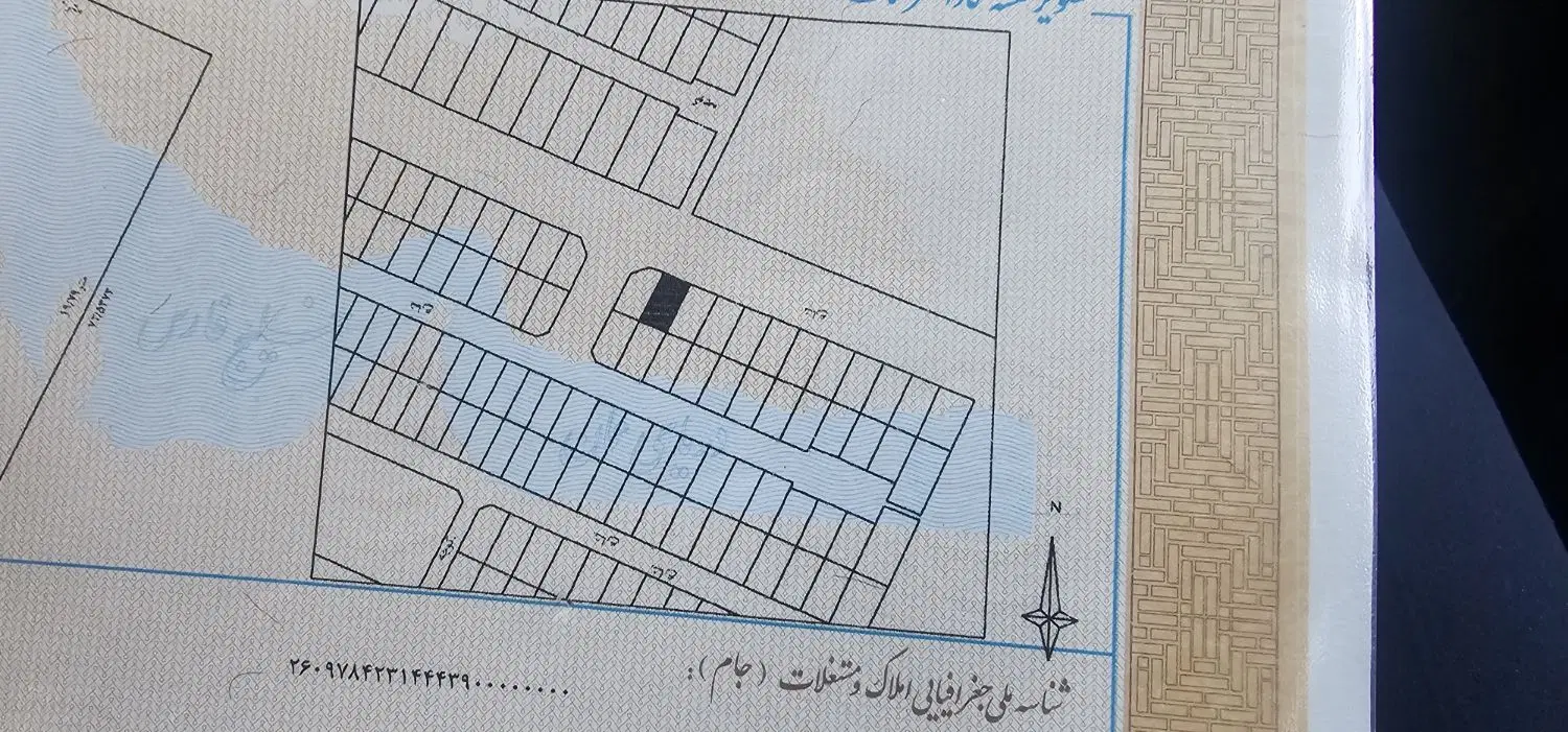 زمین بلوک ۱۰ کوثر ۲۰۰ متر با بر ۱۰ بر خ ۲۴ متری