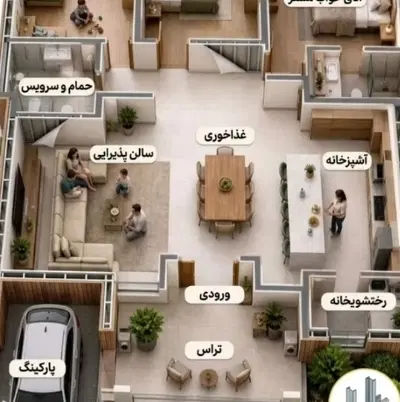 زمین مسکونی ده قطب الدین