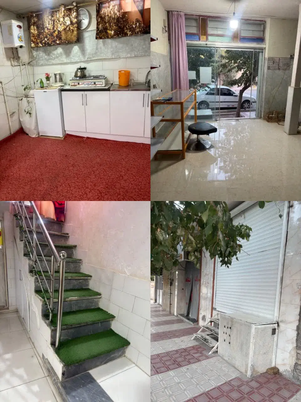 زیرزمین مسکونی ومغازه لب خیابان اصلی