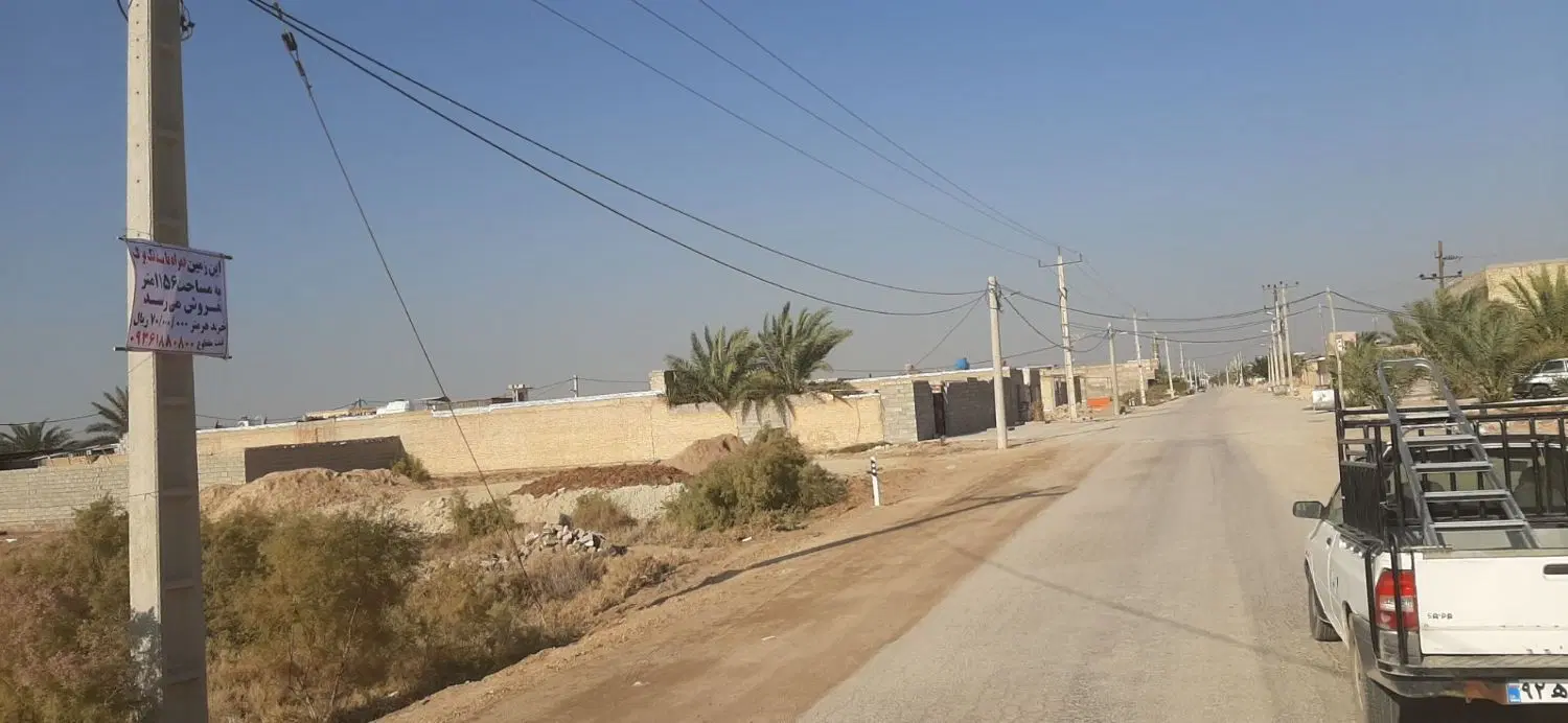 زمین مسکونی۱۱۵۶متر سند تک برگ