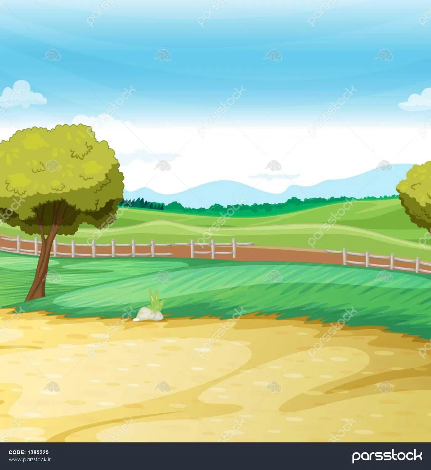 زمین با امتیاز آب و برق