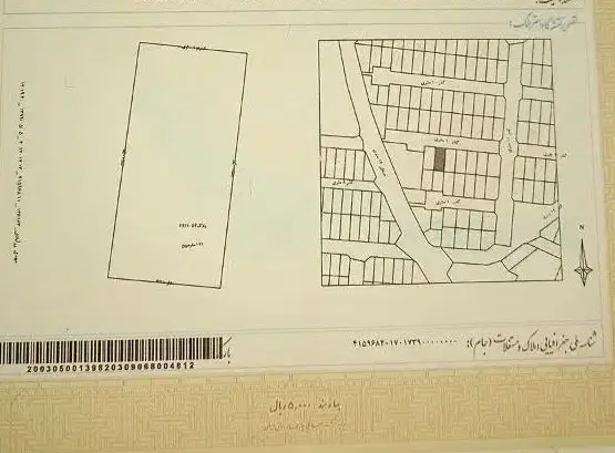 زمین مسکونی تراکم ۴ طبقه