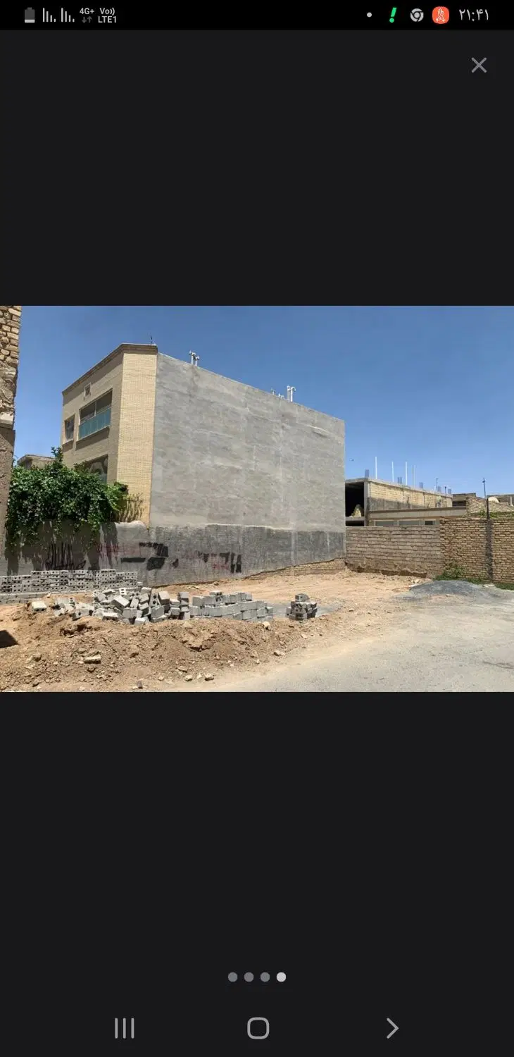 زمین مسکونی با پروانه دو طبقه