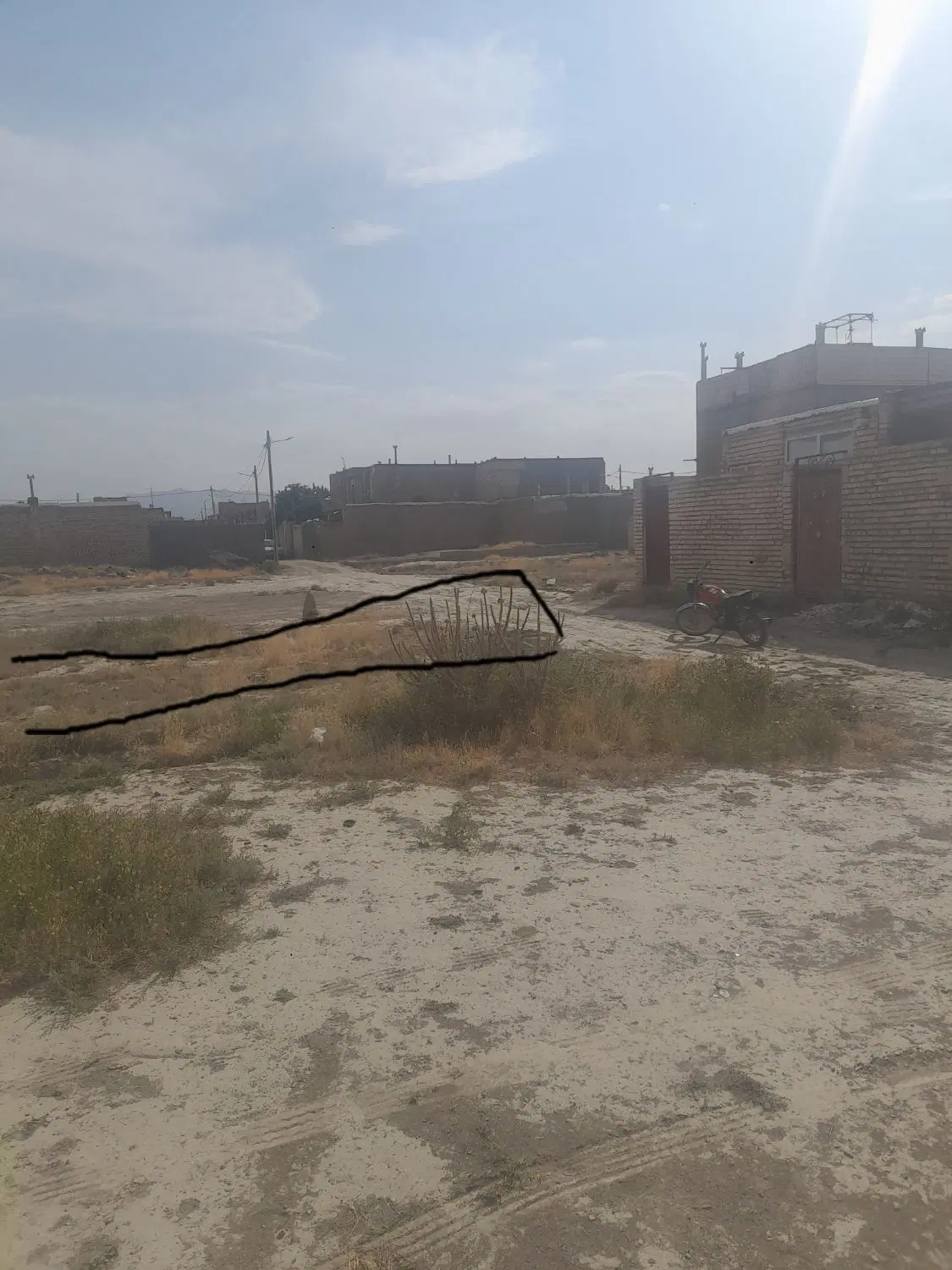 زمین بعثت ۶کوچه سوم بالا سر استخر