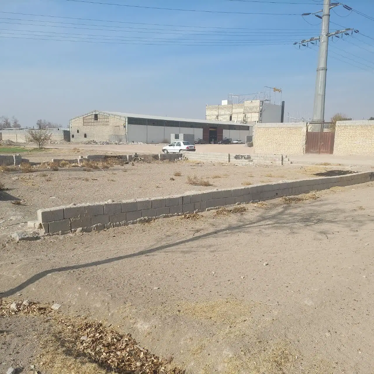 زمین420متر  سه راهی درچه