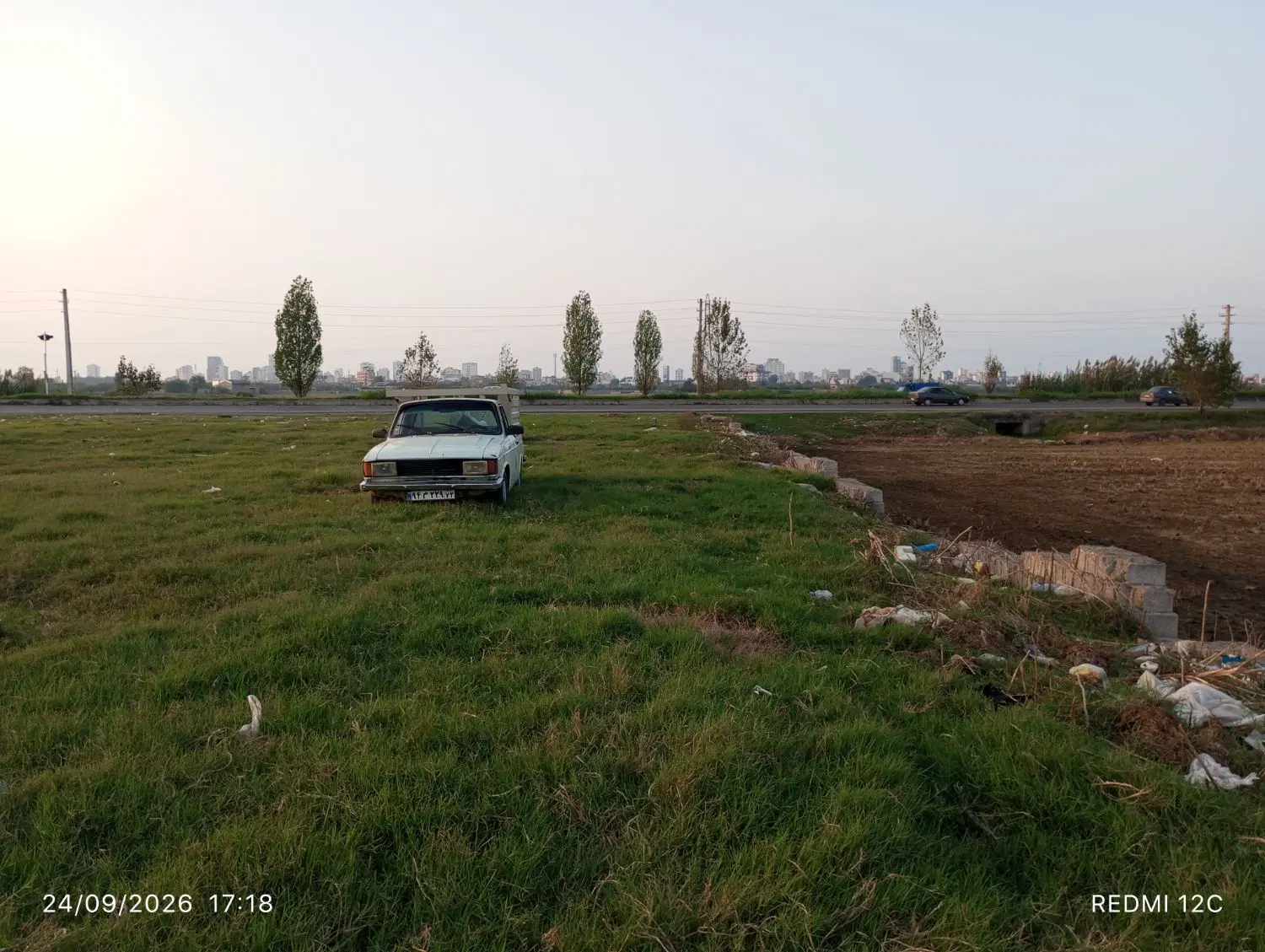 زمین کشاورزی لب کمربندی فریدونکنار
