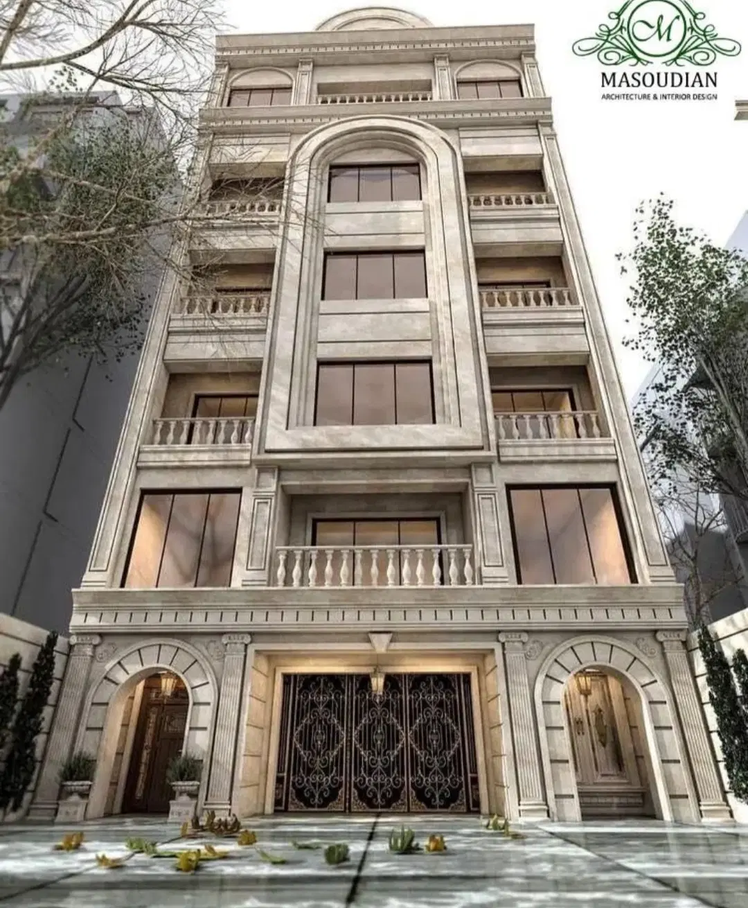 فروش آپارتمان یک خوابه ۸۰ متر صفر توحیدی راد لوکس