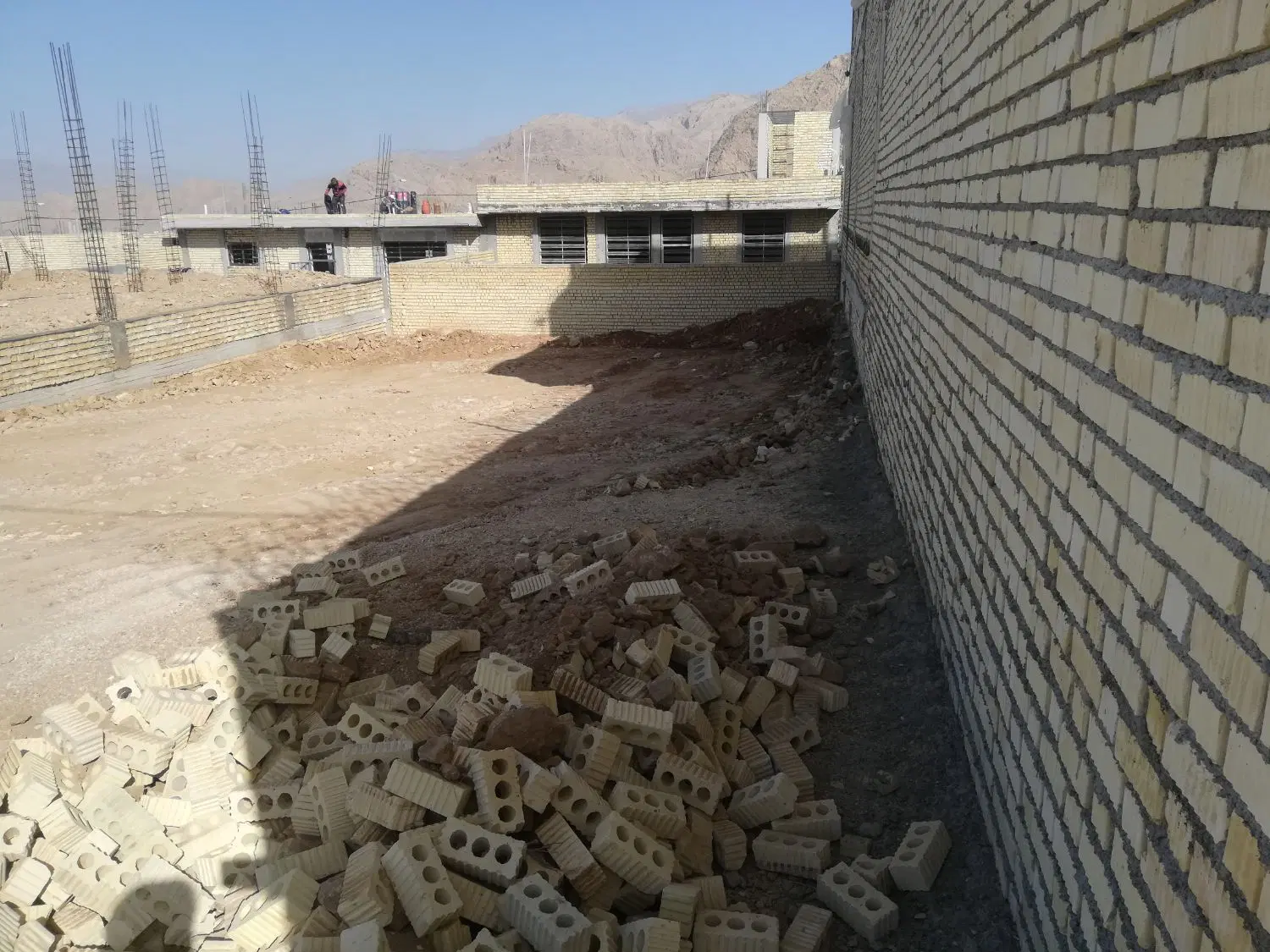 خواهان زمین درب حیاط گلستان