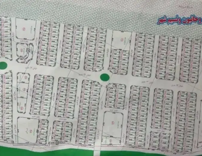 فروش زمین ۳دانگ ازتعاون نسیم شهر