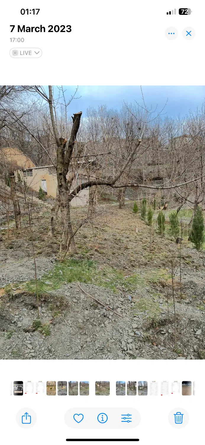 باغ در روستای ازغد منطقه بازدره