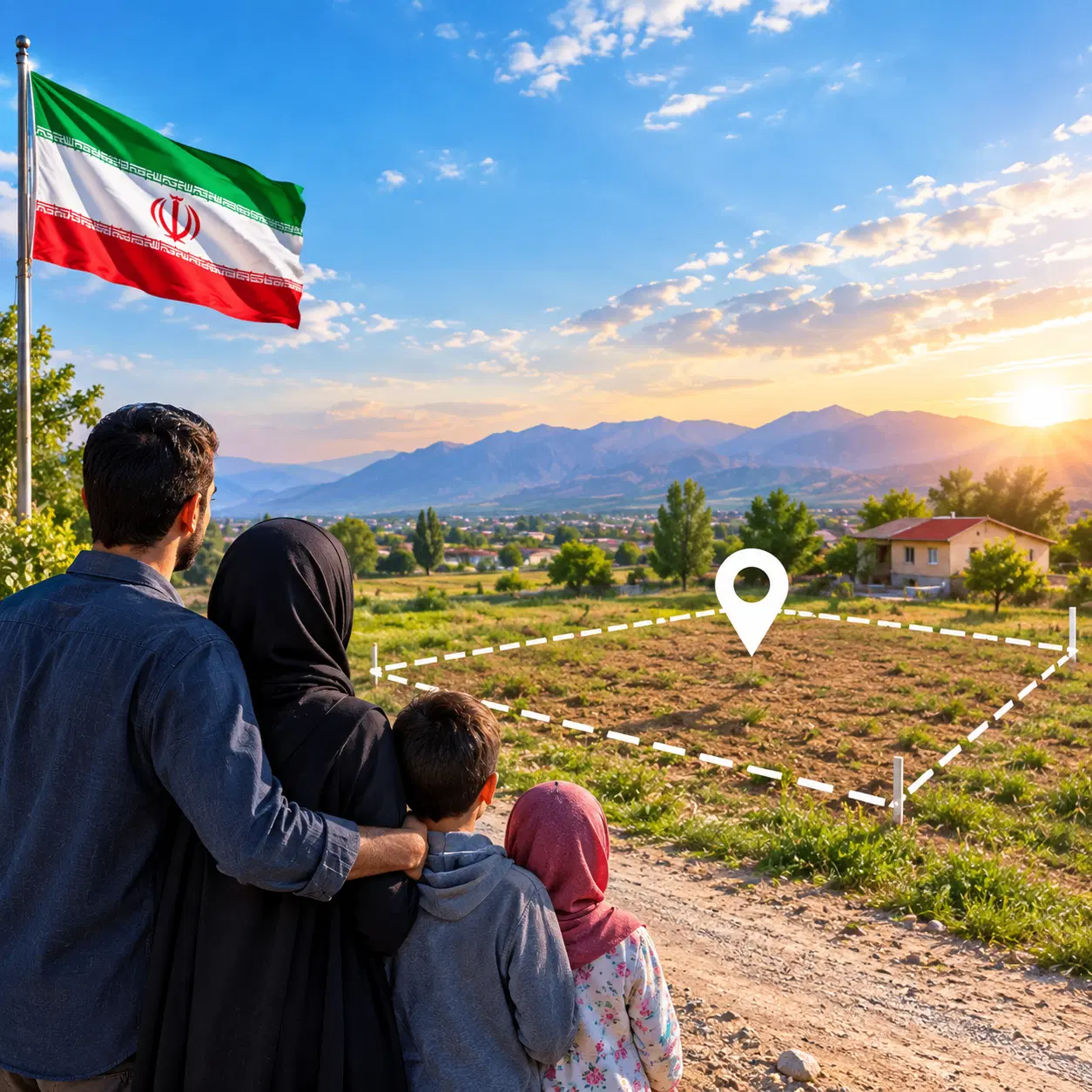 زمین رایگان برای خانواده های کم برخوردار