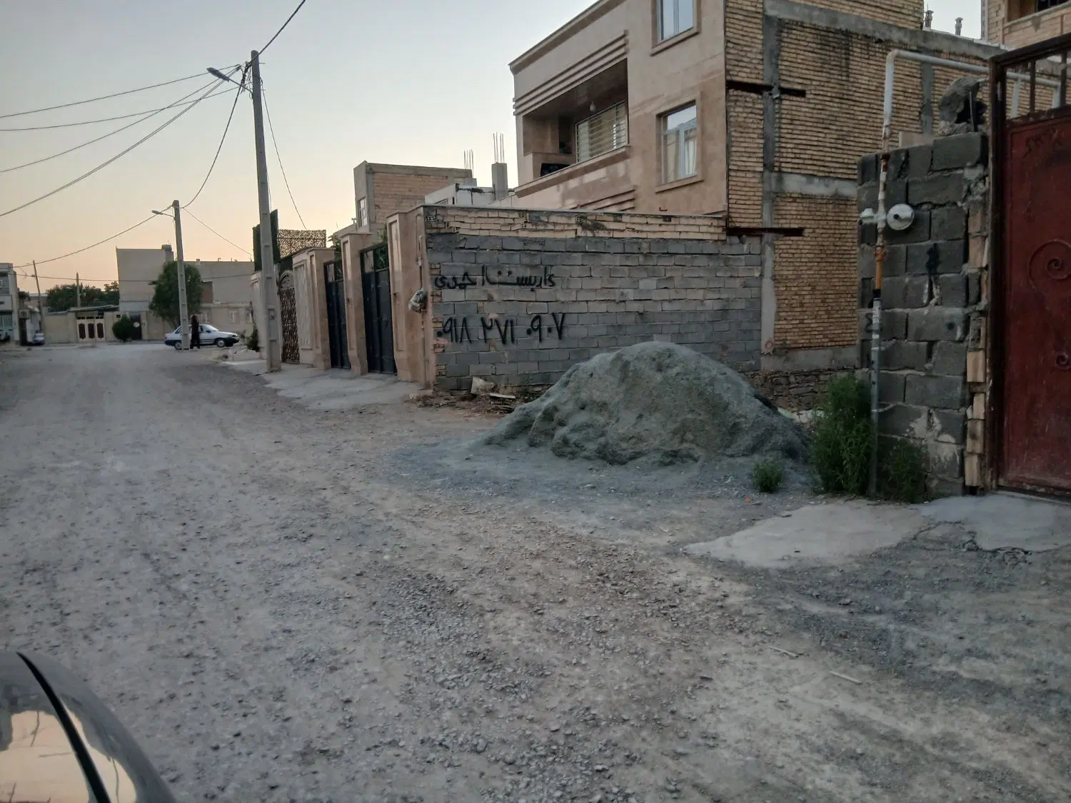 زمین شهرک بهار آزادگان سمت شهرک بسیج