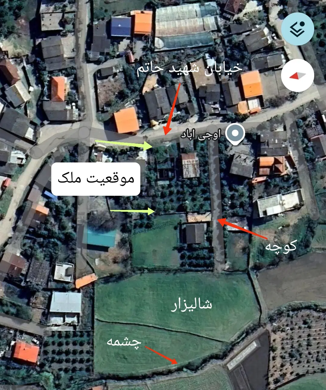 ویلاباغ استثنایی دو بَر اوجی آباد جاده خانه دریا