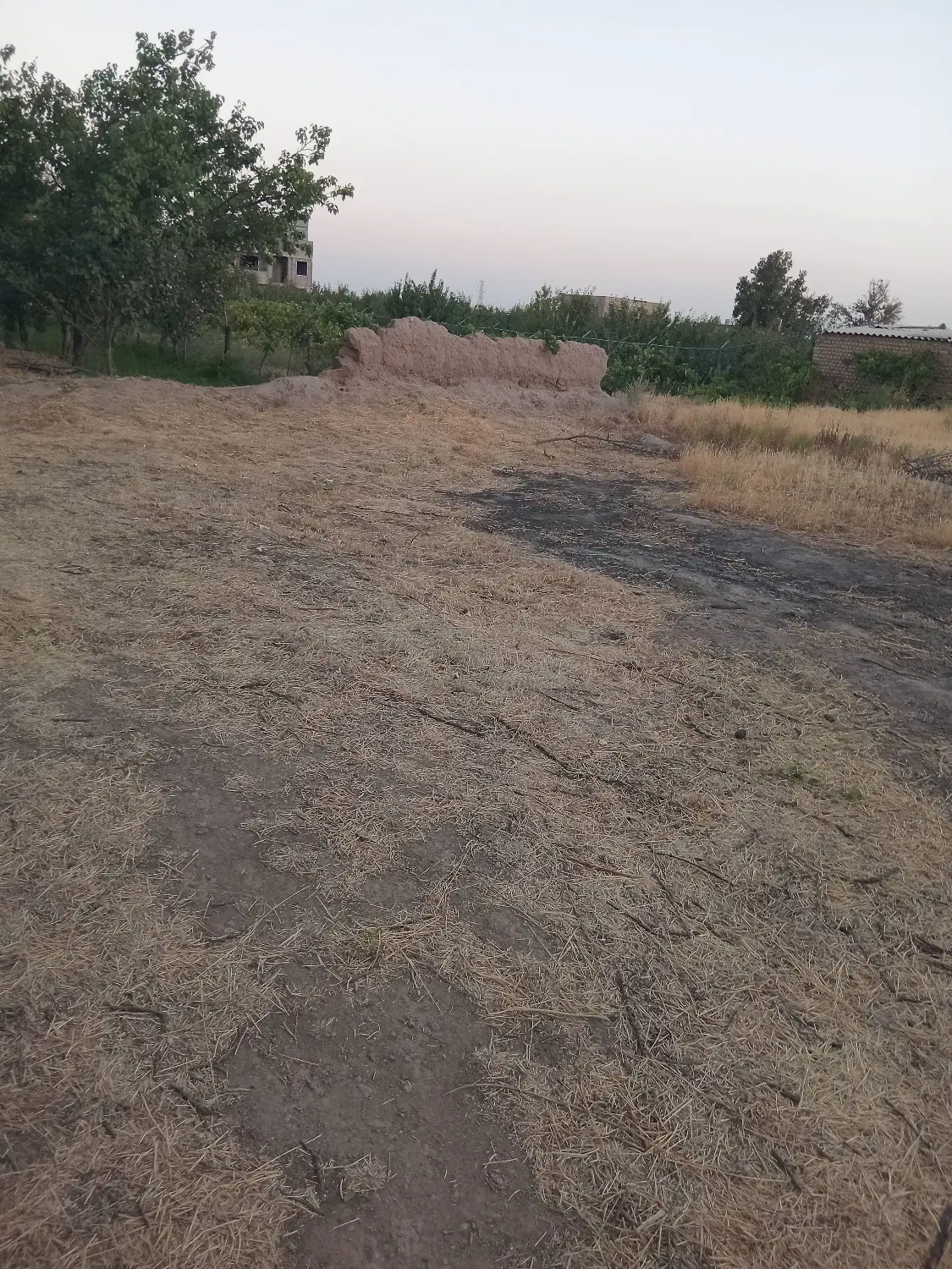 زمین در بافت روستای ادگی نیشابور