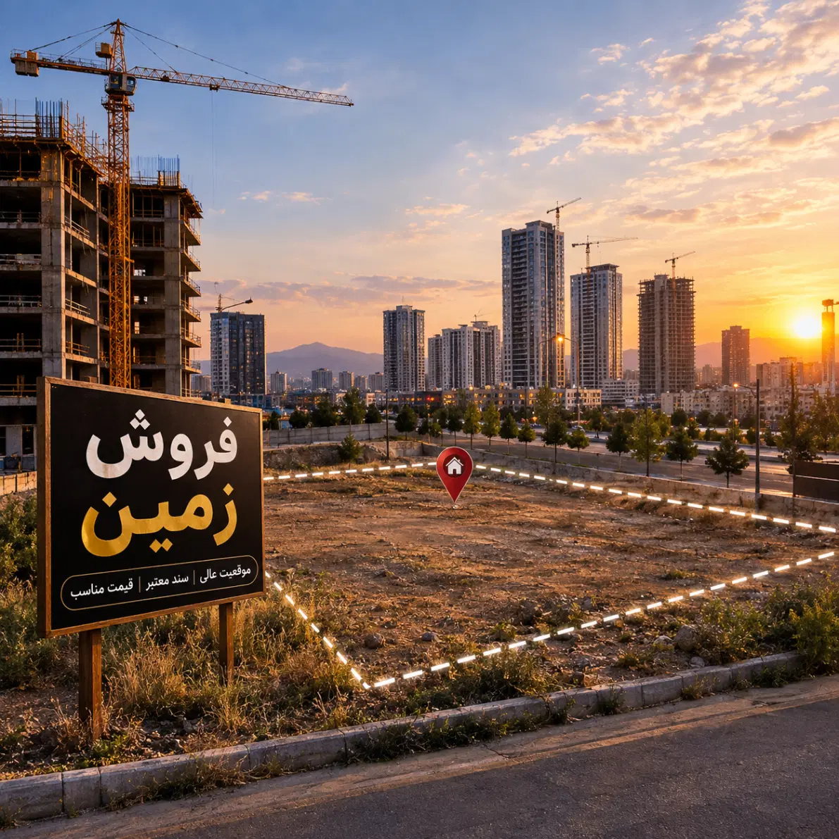 زمین ۱۰ قصبی الهیه پزشک همتی فر