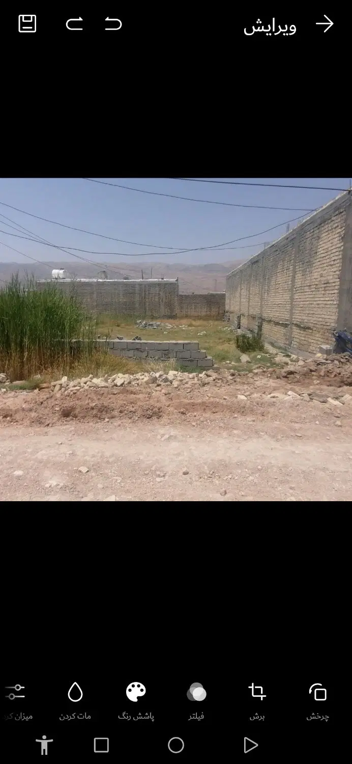 زمین 300 متری در کرونی کوچه مخابرات