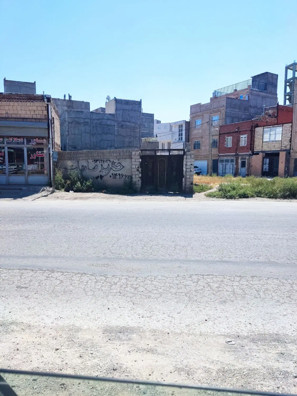 اجاره زمین بر خیابان اصلی ملاباشی