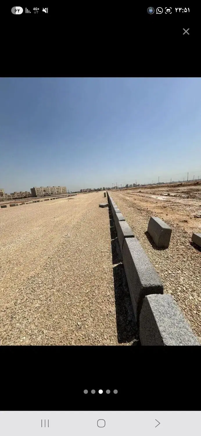 زمین قطعه ۱۶ مهرشهر خیابان ۱۸ متری