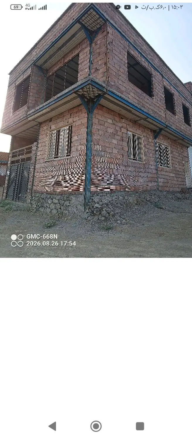 فروش خانه ی نیمه کاره در میدان پشمرگه