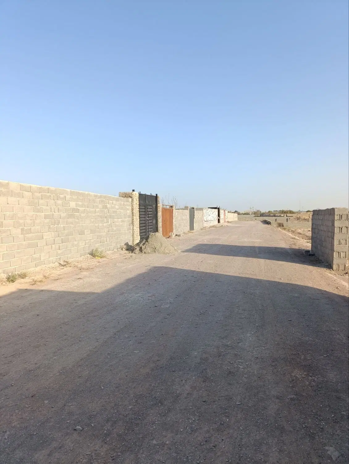باغ اماده ساخت _چهاردیواری