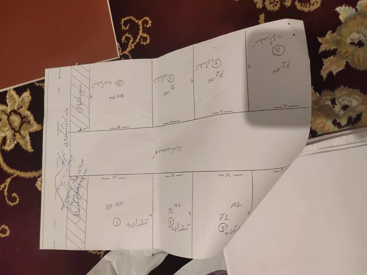 زمین مسکونی گل سفید پشت مسجد دو لابر