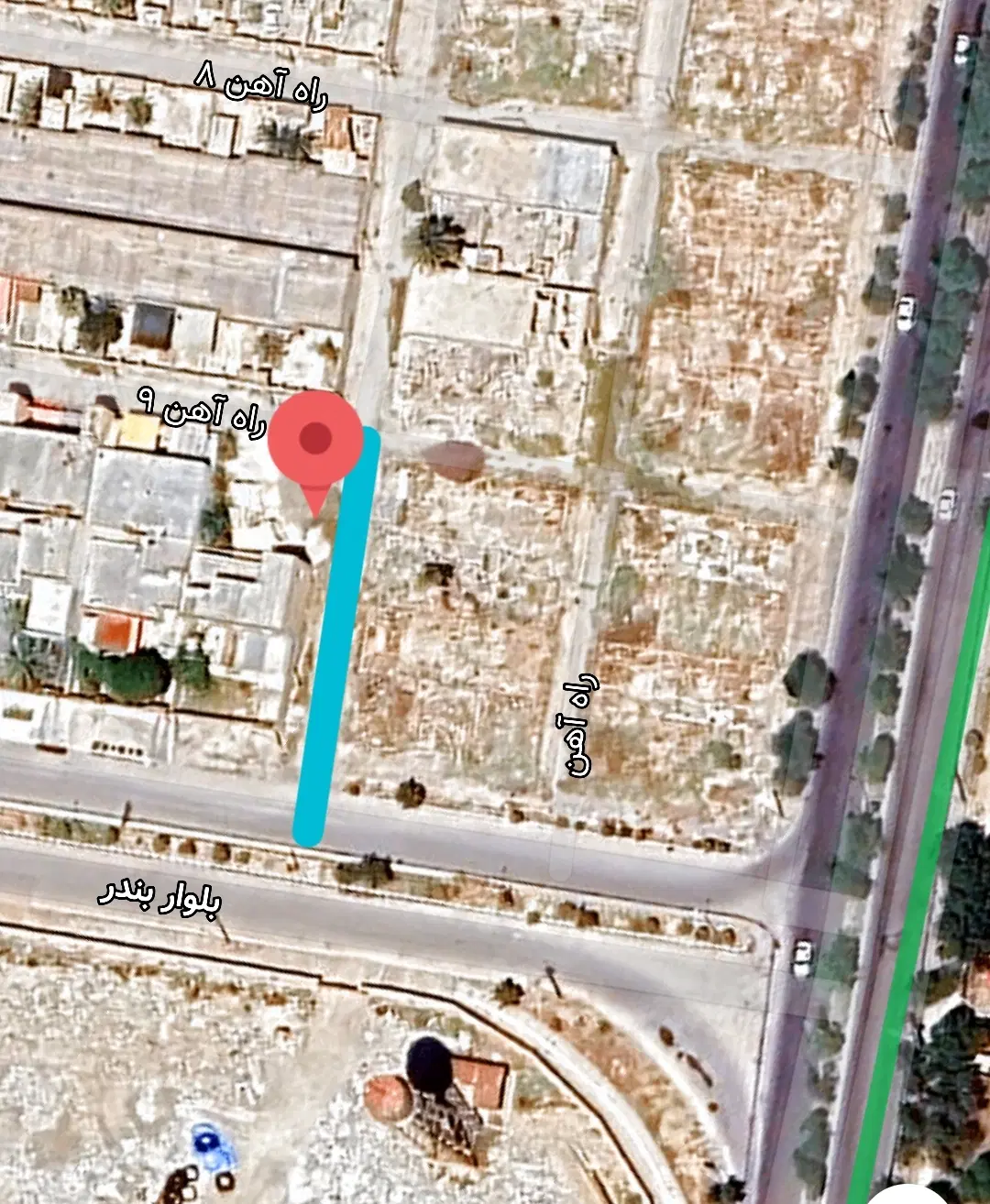۲۴۰ متر زمین سرنبش فاز۳ راه‌آهن9_سندشش دانگ تک‌برگ