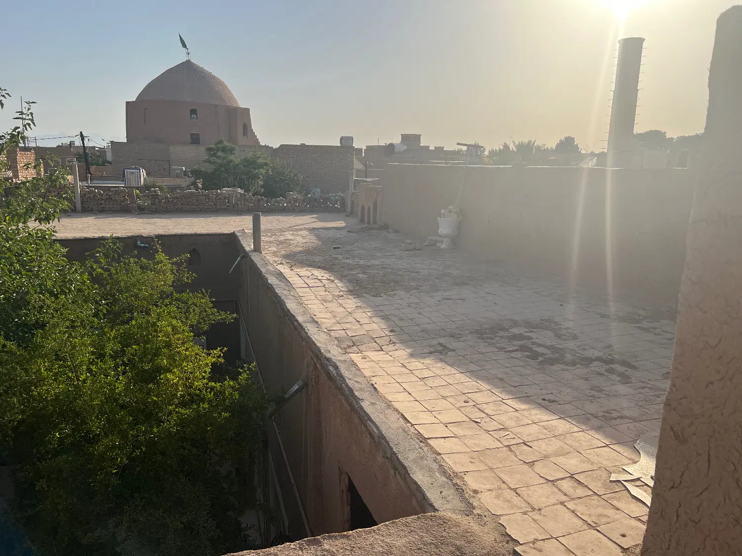 پشت‌بام خانه تاریخی برای راه‌اندازی کافه رستوران