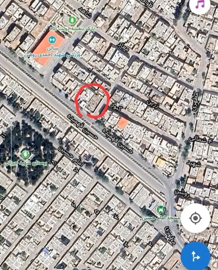 زمین تجاری مسکونی ۳۱۲ متر امامزاده نرمی