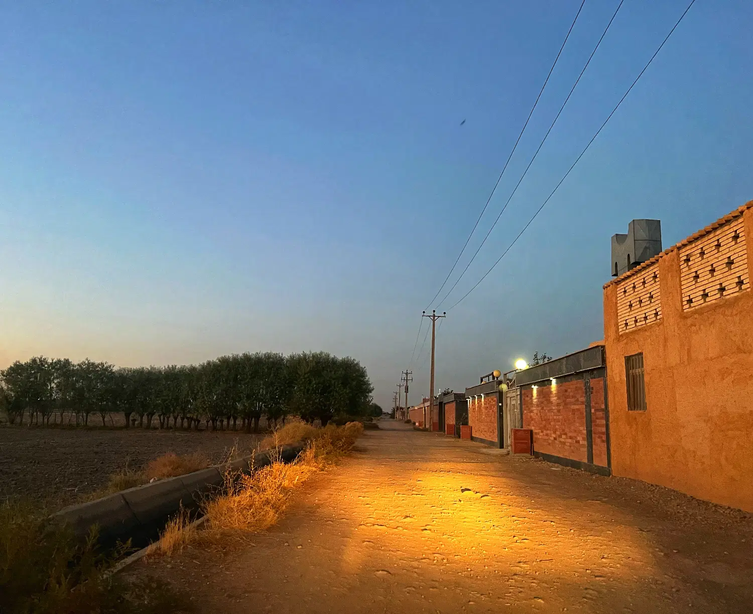 باغ در مجموعه ویلایی