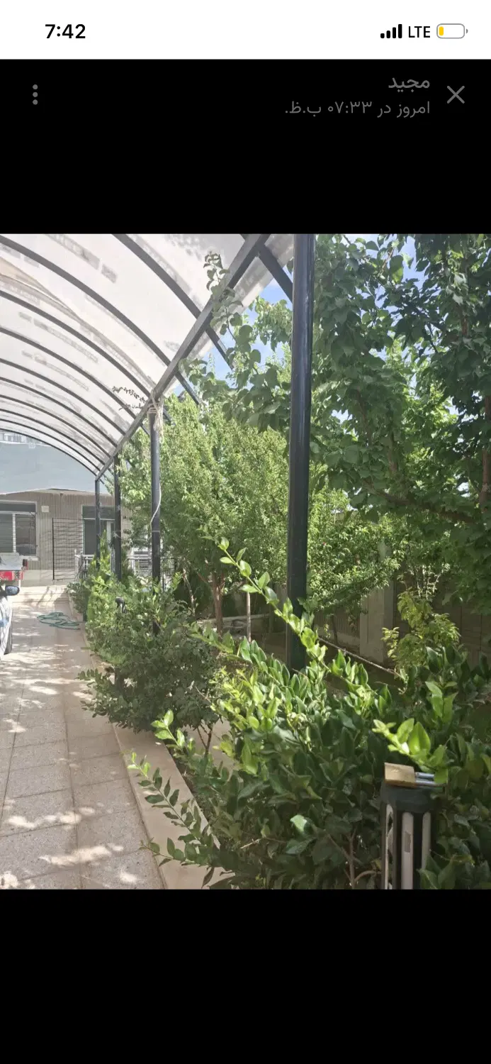 خانه باغ طزرجان لب خیابان اصلی