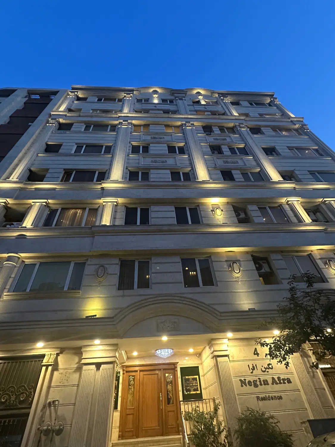 ۱۲۰ متر ( گلستان شمالی ) نما تراورتن _ فردوس