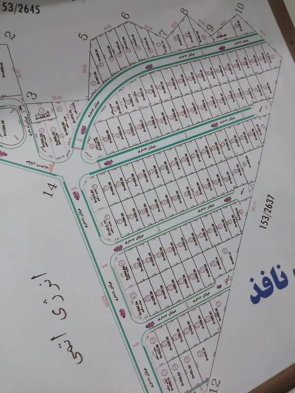 ۶ دانگ زمین معراج ۲ بالای دانشگاه ازادگوهر دشت