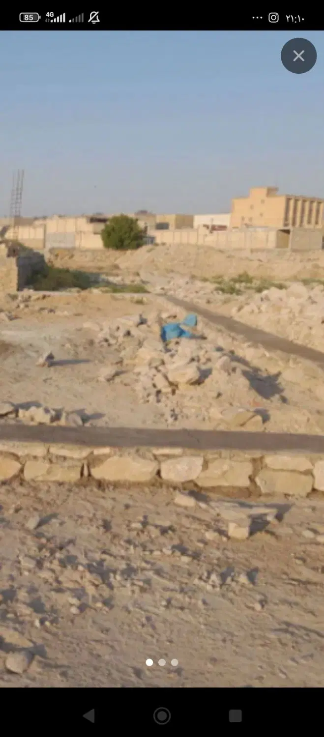 زمین معاوضه با طبقه بالا