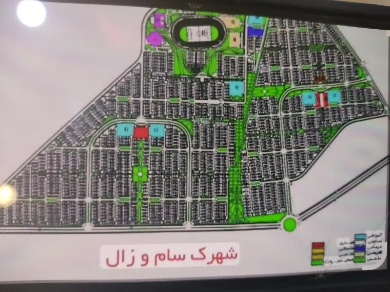 دوقطعه زمین ۳۰۰mسند دار  در سام وزال قشم