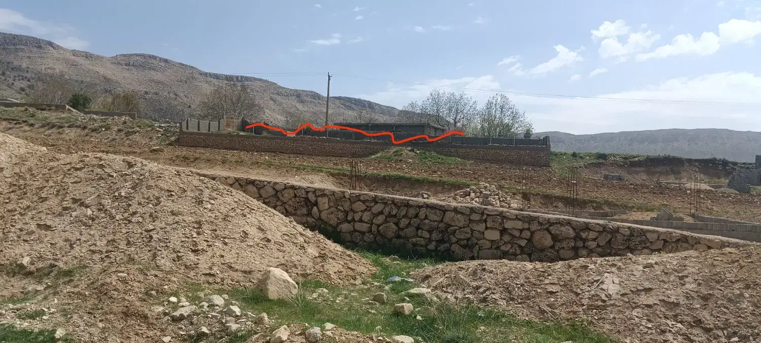 فروش زمین مسکونی حصار کشی شده در دشت روم یاسوج
