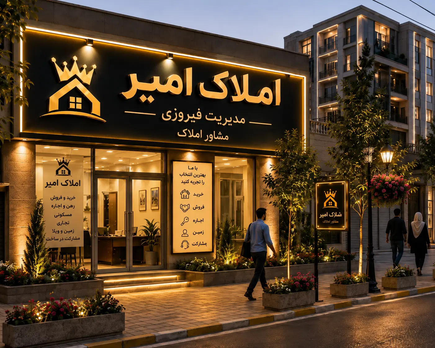 فروش زمین یک پلاک به بلوار اصلی یادمان