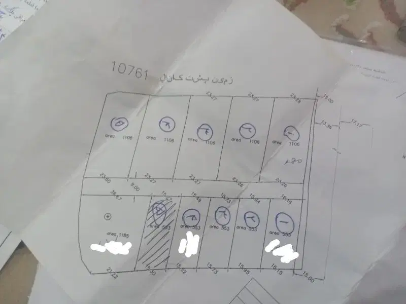 550متر زمین ویلا شلیلی