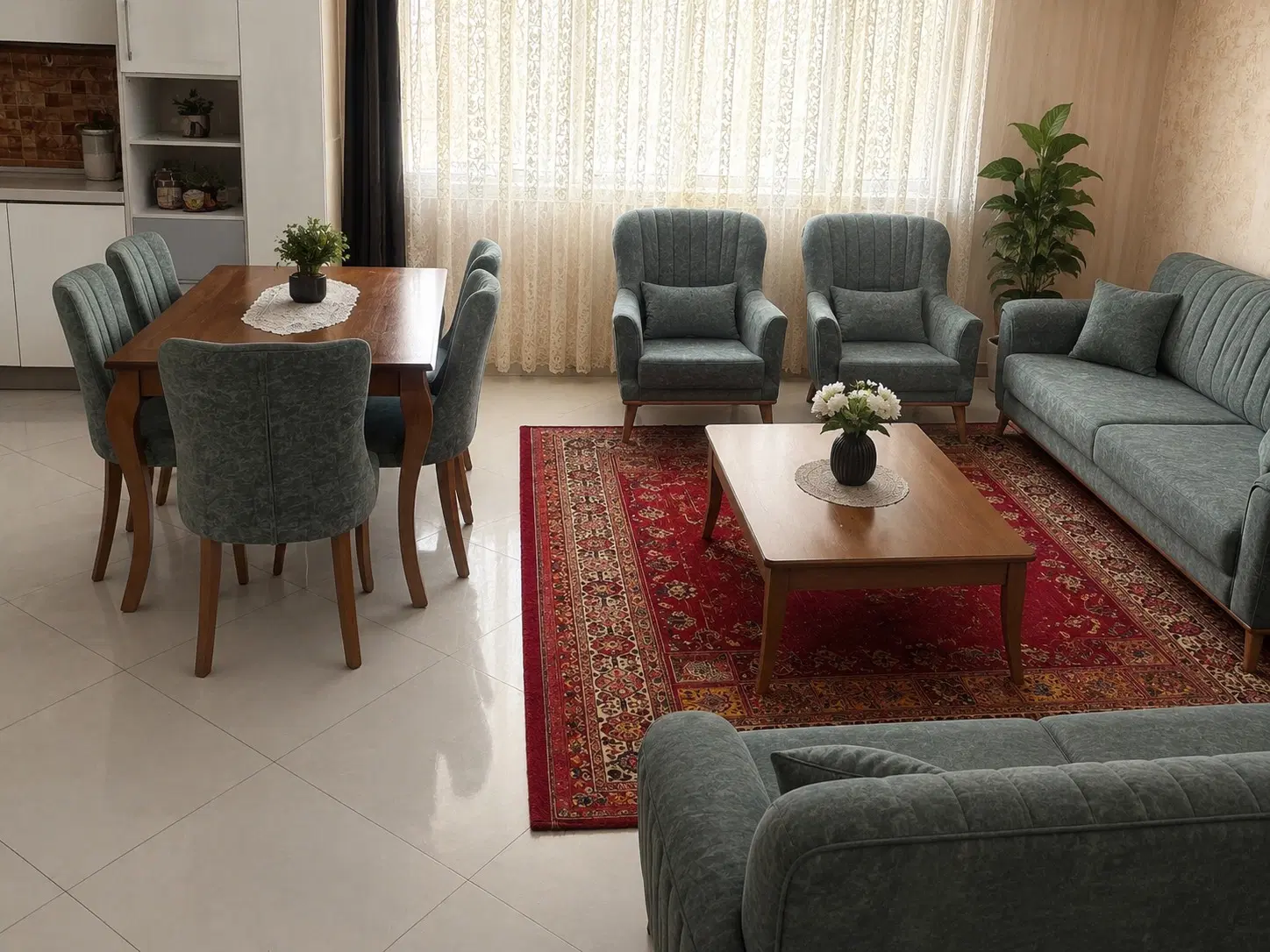 آپارتمان گلستان نیلوفر مبله