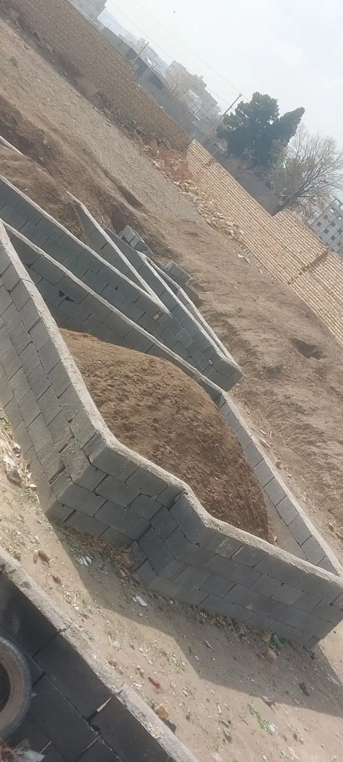 زمین مسکونی 238متر تفتیک شده پروانه ساخت
