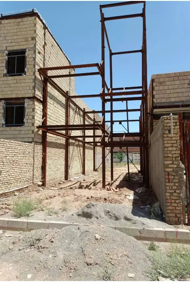 ملک مسکونی شناژبندی واسکلت جفت آهن ولایت ۲۰