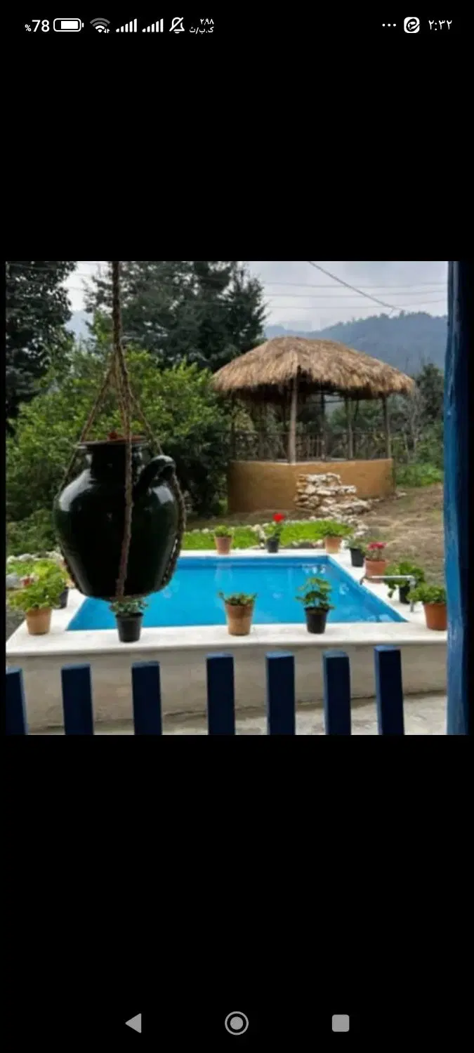 زمین با کاربری باغ ویلا نزدیک به چشمه