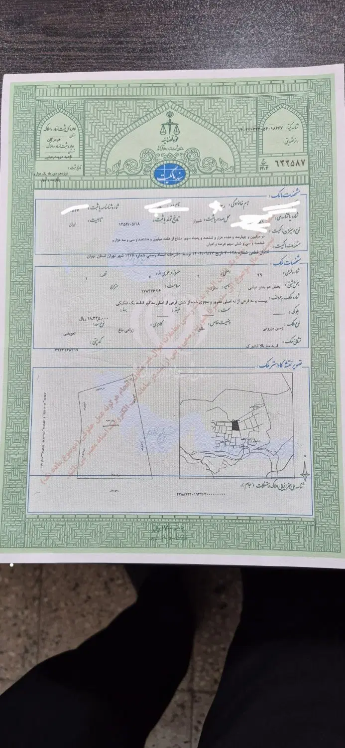فروش زمین ابشورک