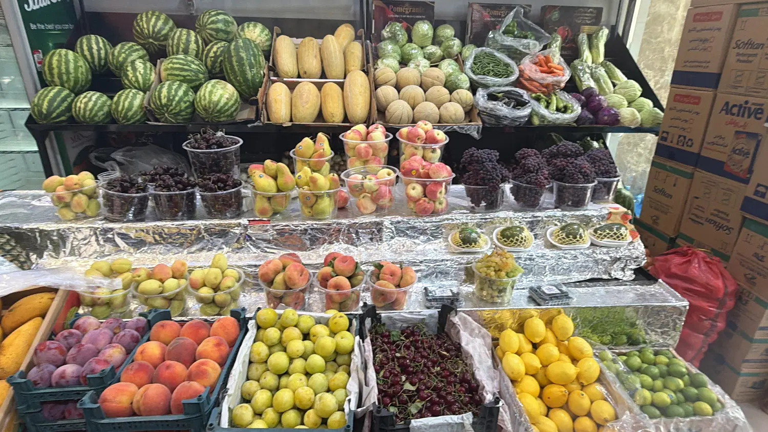 اجاره غرفه میوه فروشی در هایپر مارکت دنیز دروس