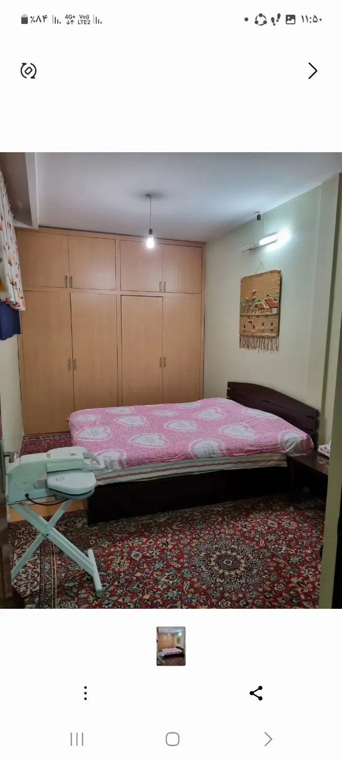 ۷۵متر طبقه دوم کف سرامیک دو خواب رضوی