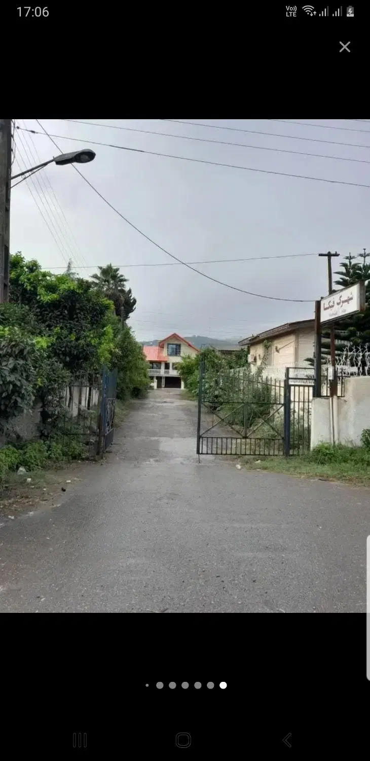زمین ۷۱۰۰متر مربغ