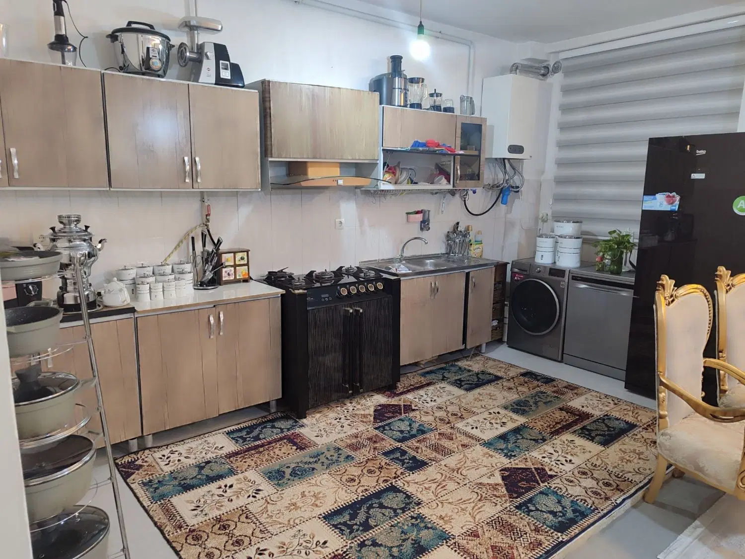 اجاره مسکن نور 96متری دوخوابه تمیز تک درب