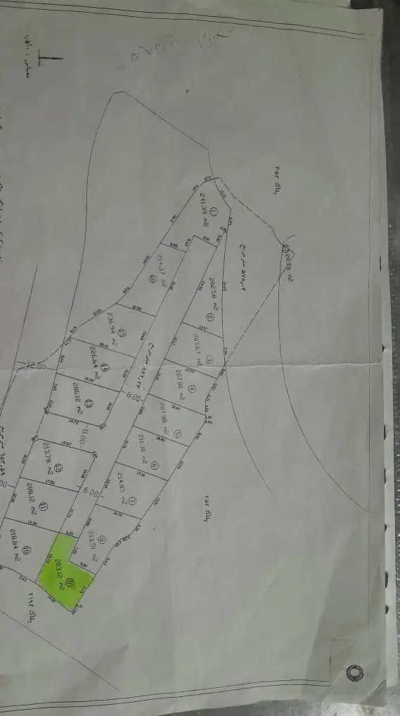 زمین مسکونی با سند تک برگ