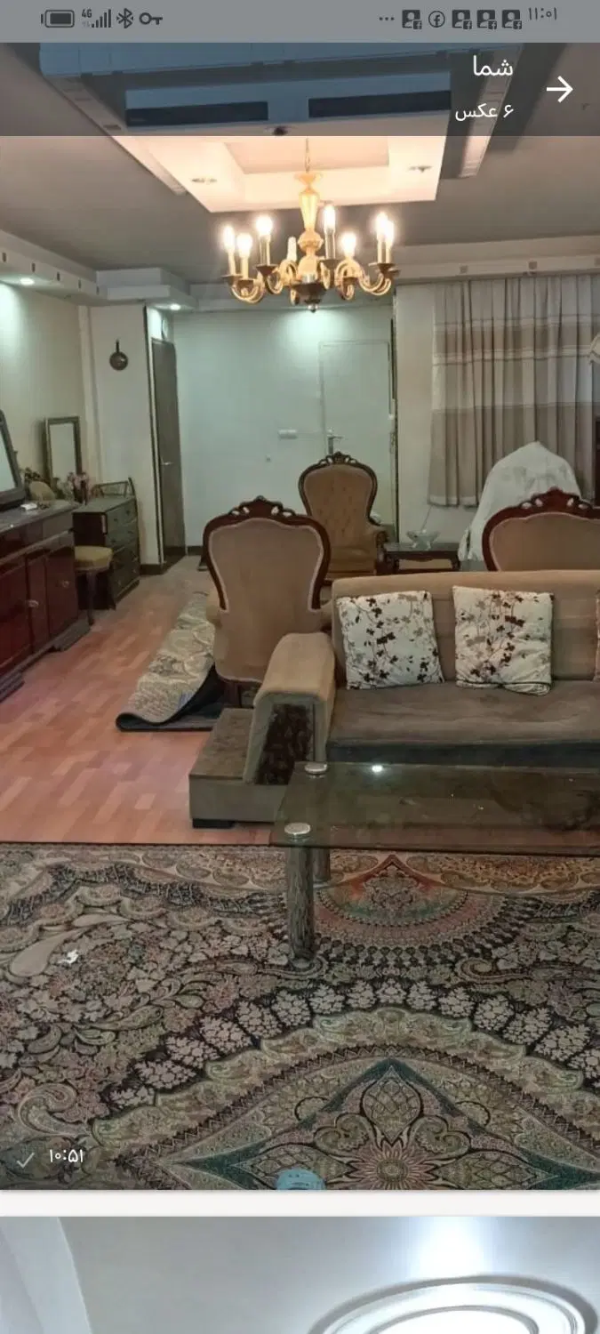 80.متری 1 خوابه طبقه 3