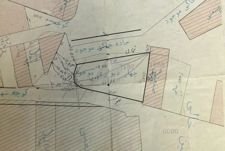 زمین مسکونی سه بر