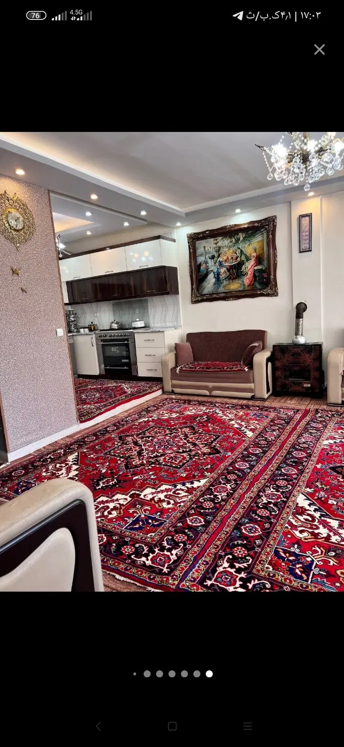 یک واحد آپارتمان ۱۰۰ متر طبقه ۲